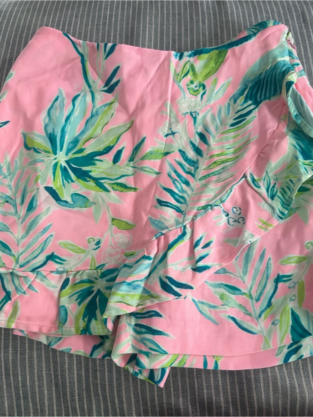 Lilly Pulitzer Pink and Teal Floral Skort